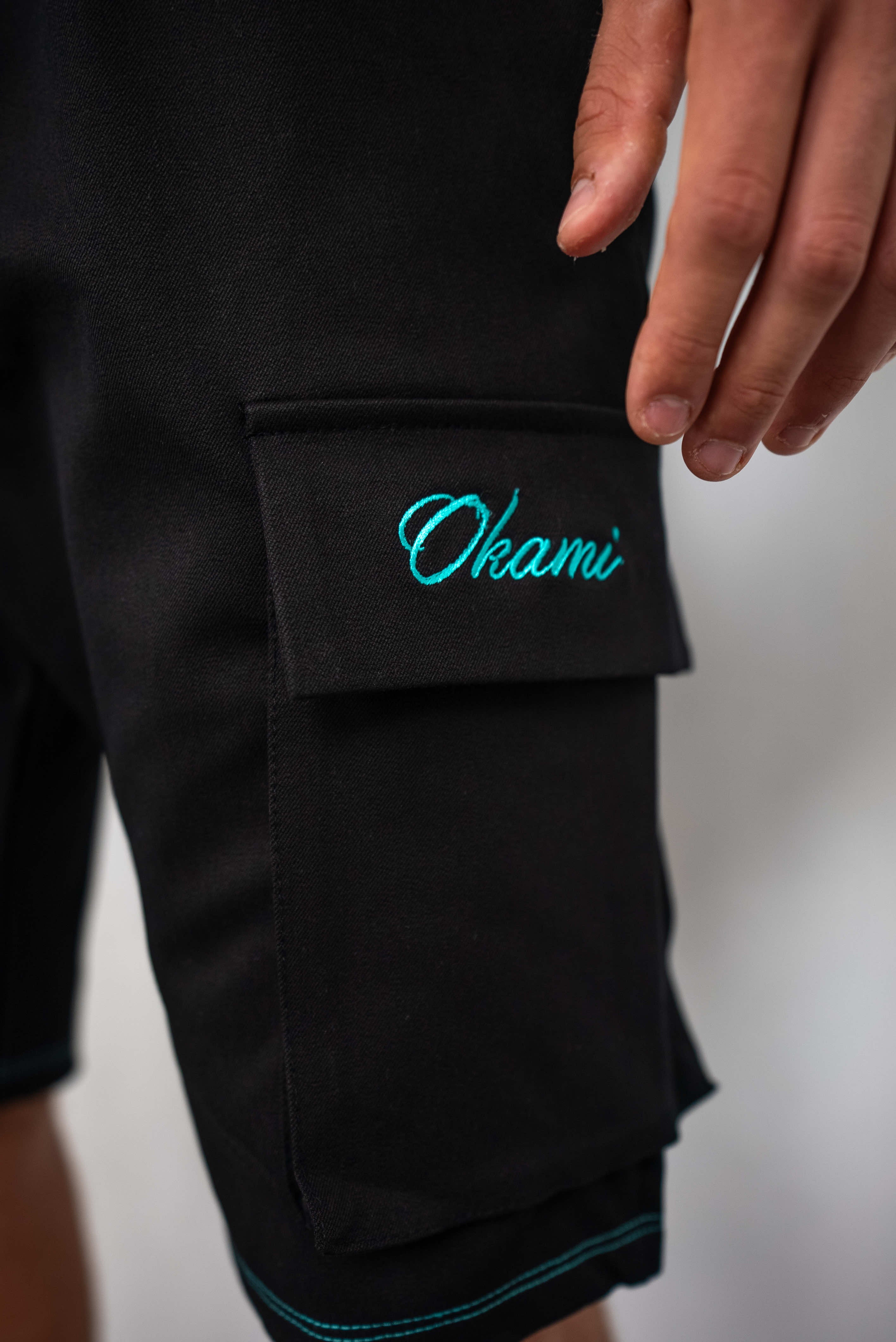 Black Tiffany Cargo Short
